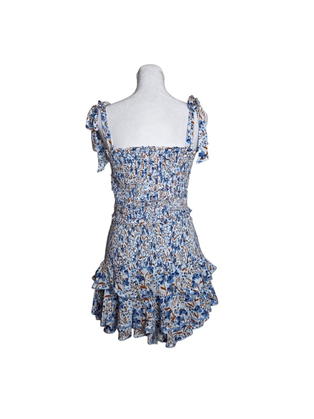 Poupette St Barth 2 Piece Outfit Mini Skort Smocked Top Size Small
